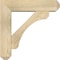 Ekena Millwork Legacy Craftsman Rough Sawn Bracket w/ Offset Brace, Douglas Fir, 6"W x 22"D x 22"H BKT0604X22X22LEC04RDF - alternate 4